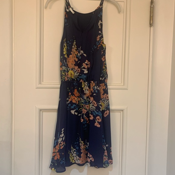 Joie NWOT Blue Floral Halter Dress - Picture 2 of 3
